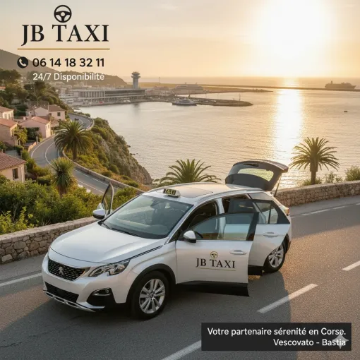 Simplifiez vos déplacements en Corse avec JB Taxi, Bastia, JB taxi